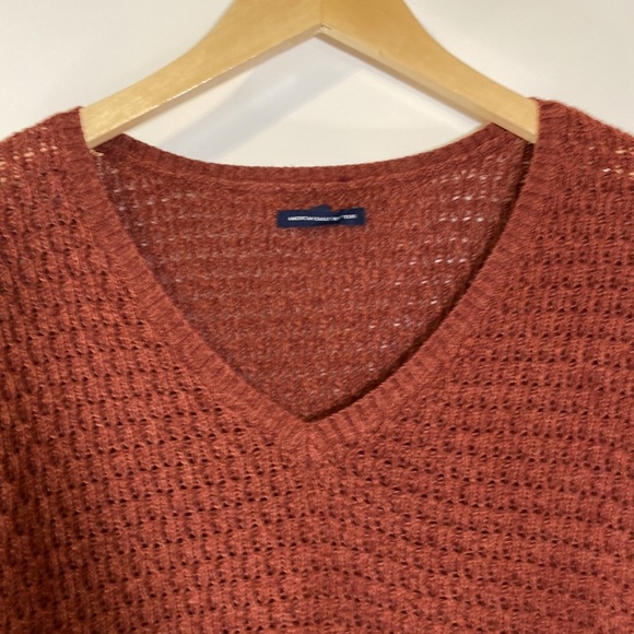 American Eagle Outfitters rust knit sweater - Picture 3 of 10